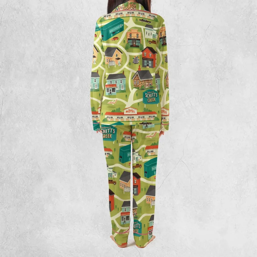 Schitt's Creek Town Map Pajamas Set - 3