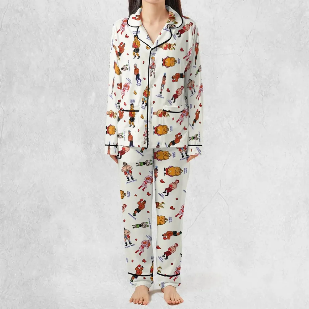 Retro Game Punch Out Pajamas Set - 2