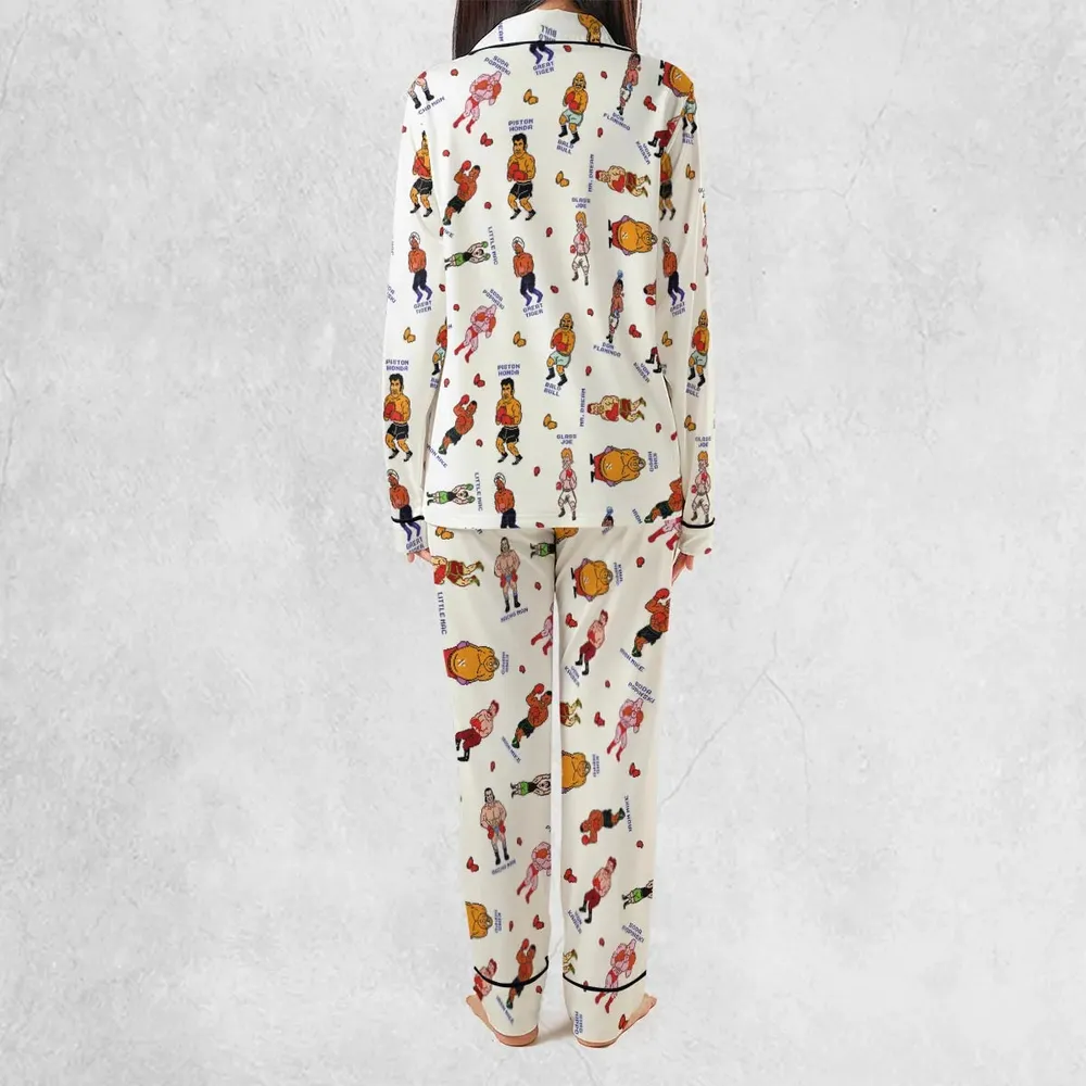 Retro Game Punch Out Pajamas Set - 3