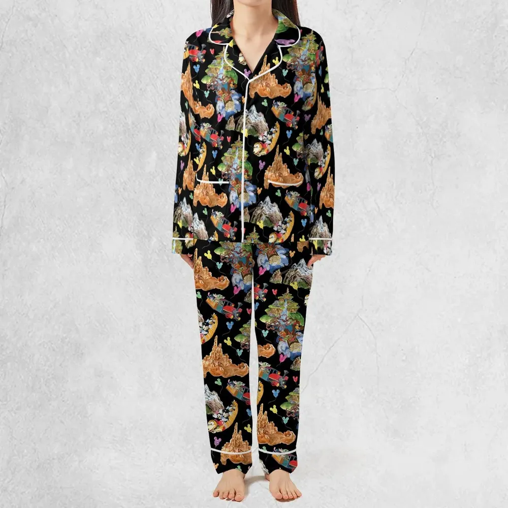 Mountain Magic Kingdom Parks Pajamas Set - 2