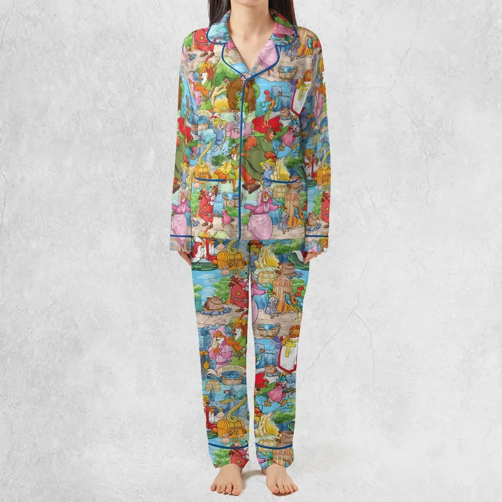 Archer Wood Plaid Robin Hood Pajamas Set - 2