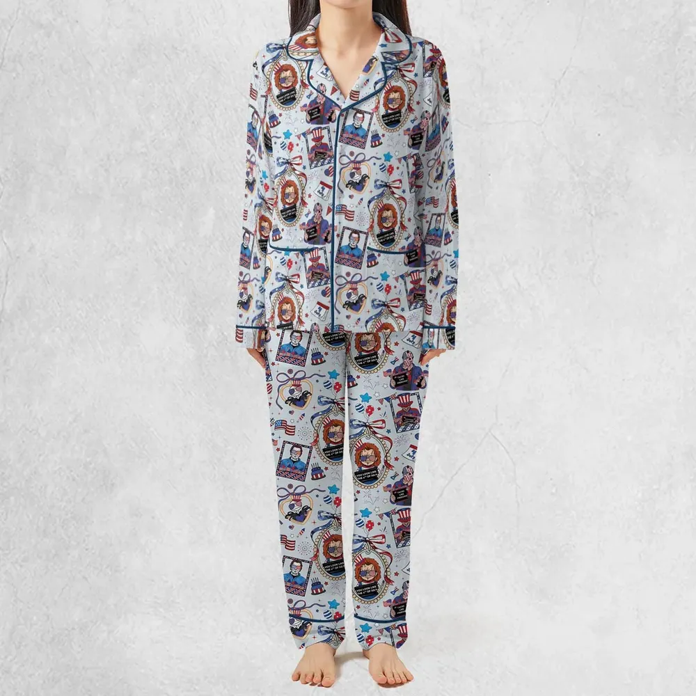 Patriotic Horror Pajamas Set - 2