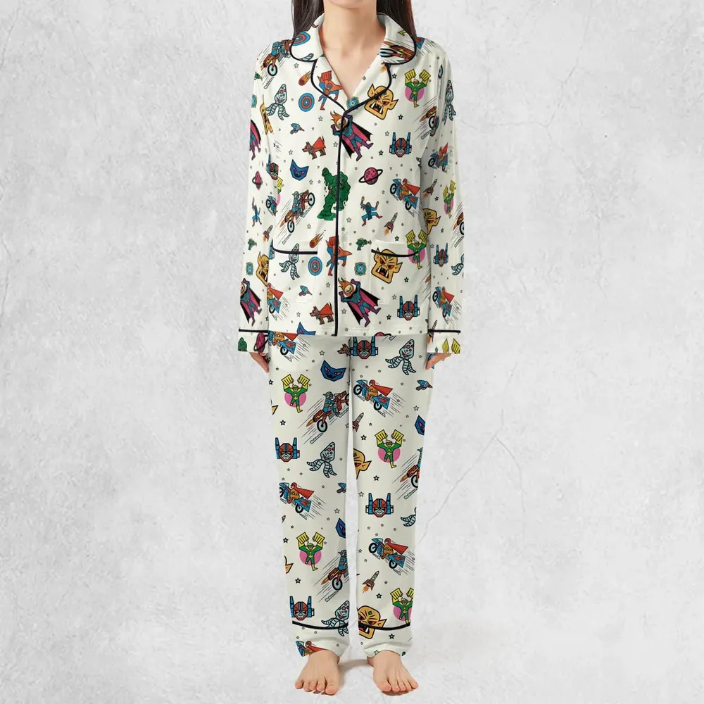 Nastalgic Cartoon Villains Pajamas Set - 2