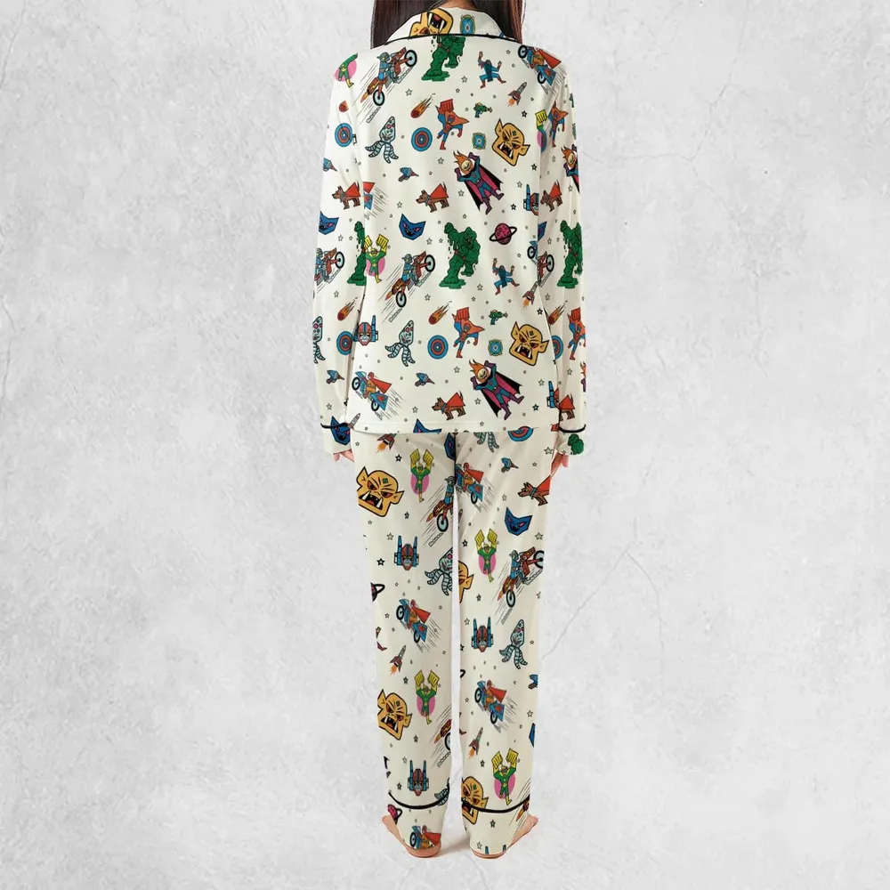 Nastalgic Cartoon Villains Pajamas Set - 3