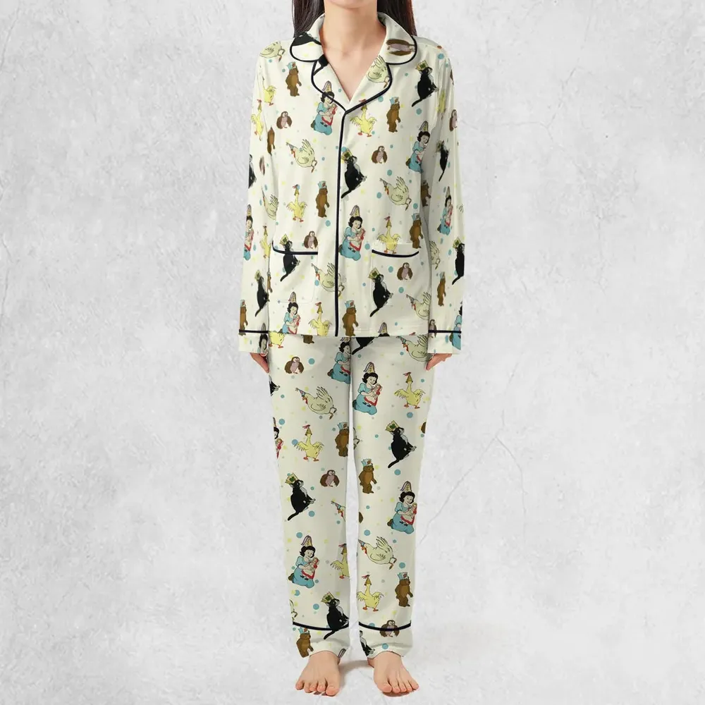 The Curious Cub and His Forest Friends Little Bear Pajamas Set - 2