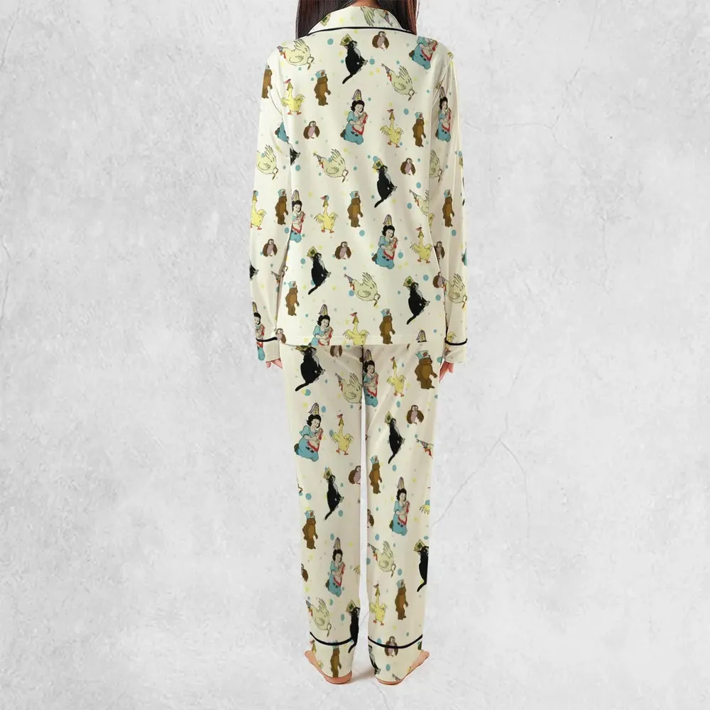 The Curious Cub and His Forest Friends Little Bear Pajamas Set - 3