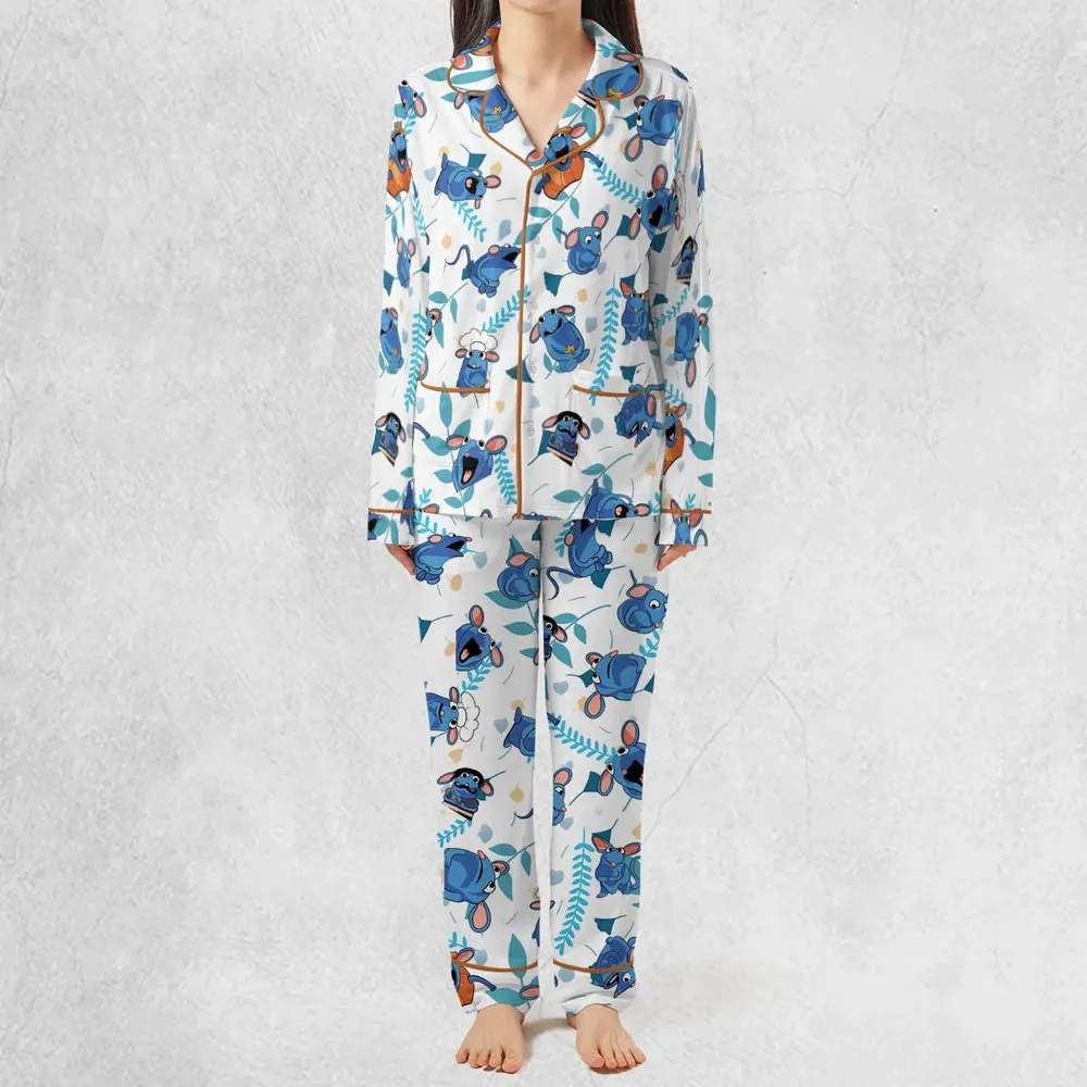 Cute Tutter Bear in the Big Blue House Pajamas Set - 2
