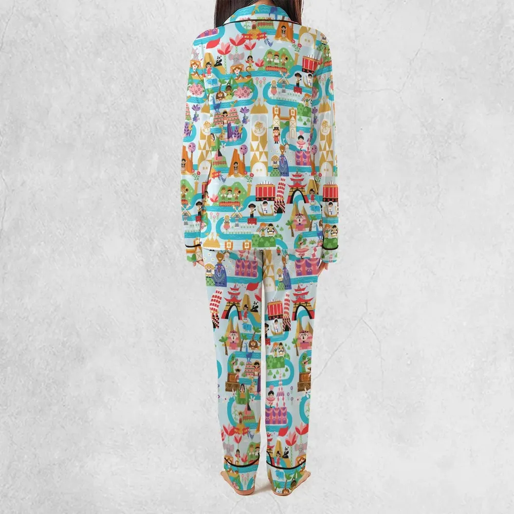 It's Small World Map Pajamas Set - 3