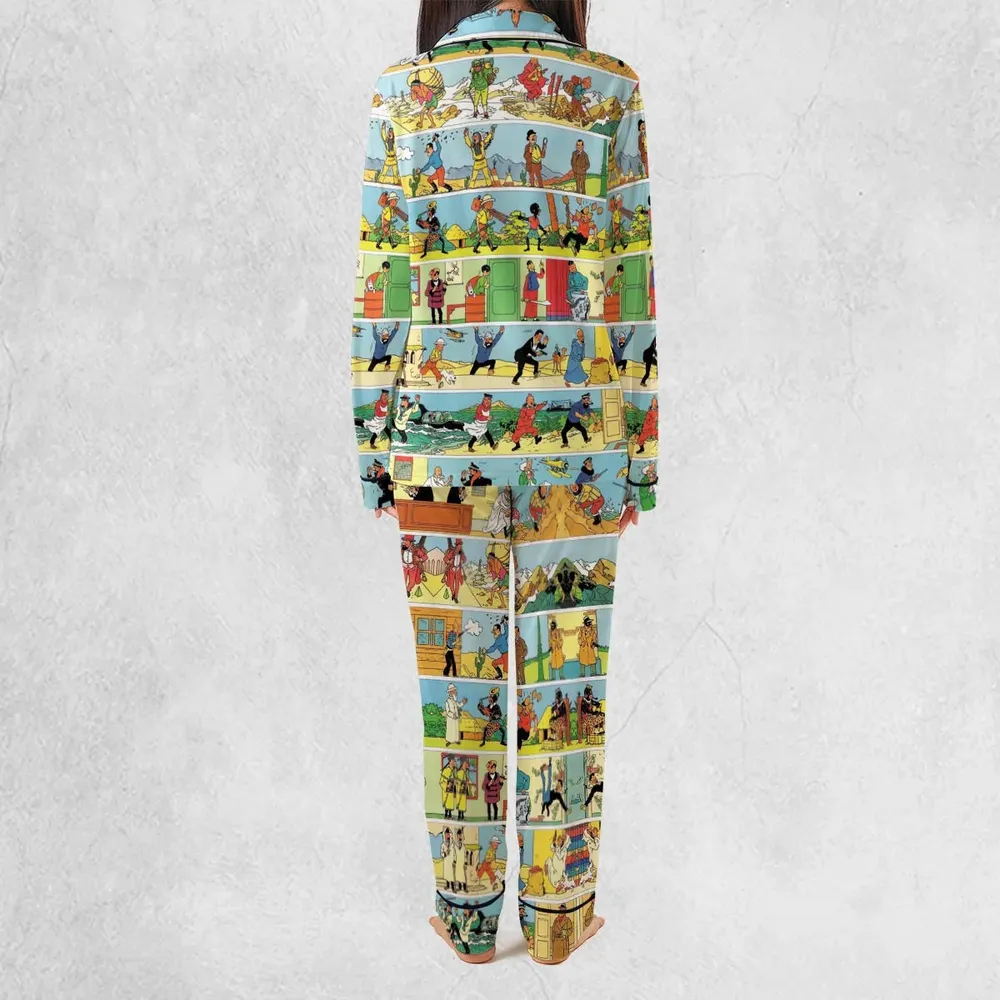 The Story Of Tintin Pajamas Set - 3