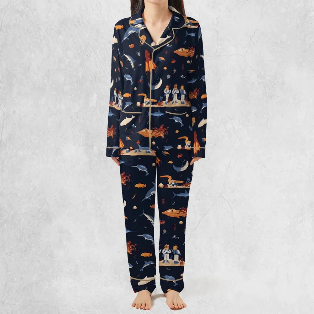 Around The Word Under The Sea Pajamas Set - 2