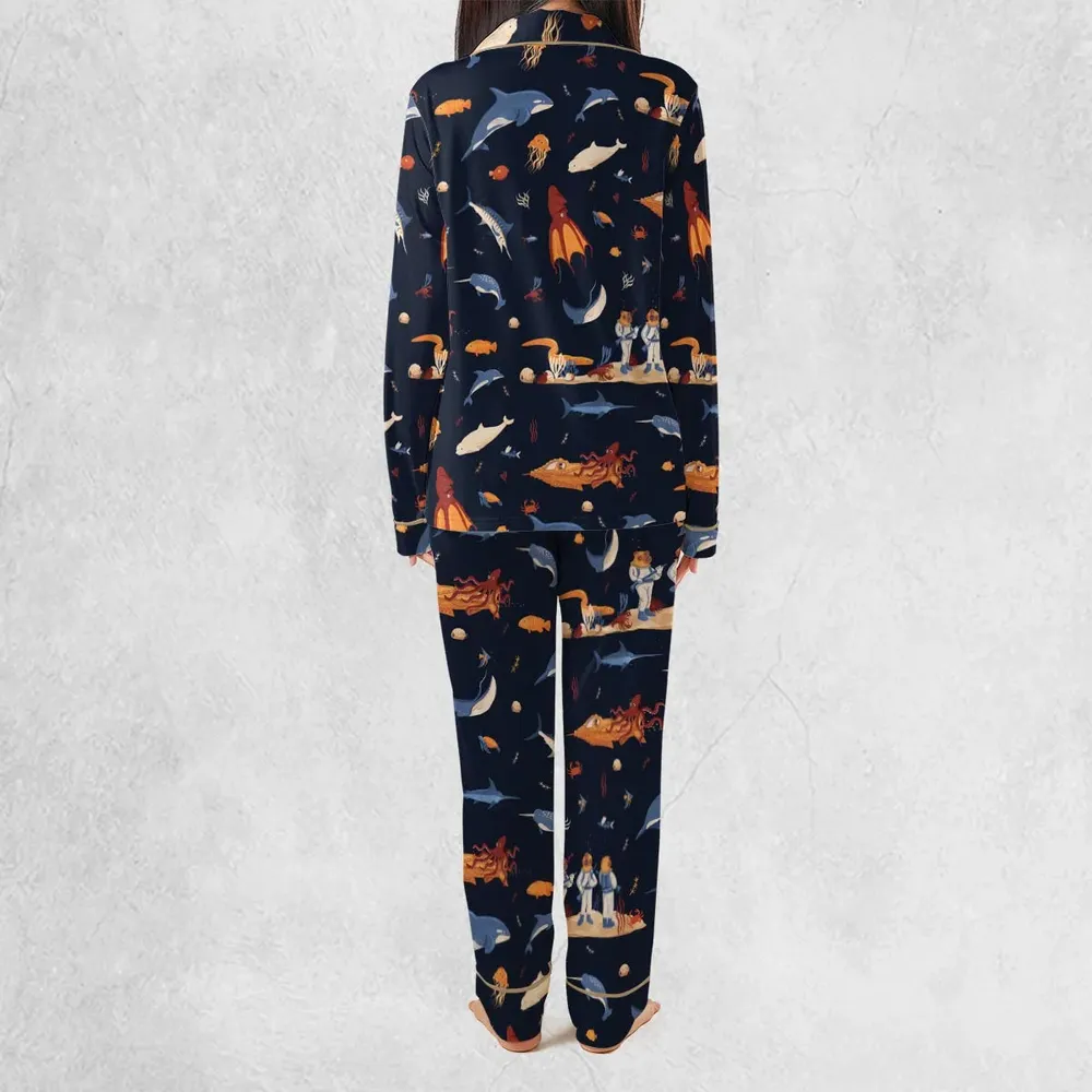 Around The Word Under The Sea Pajamas Set - 3