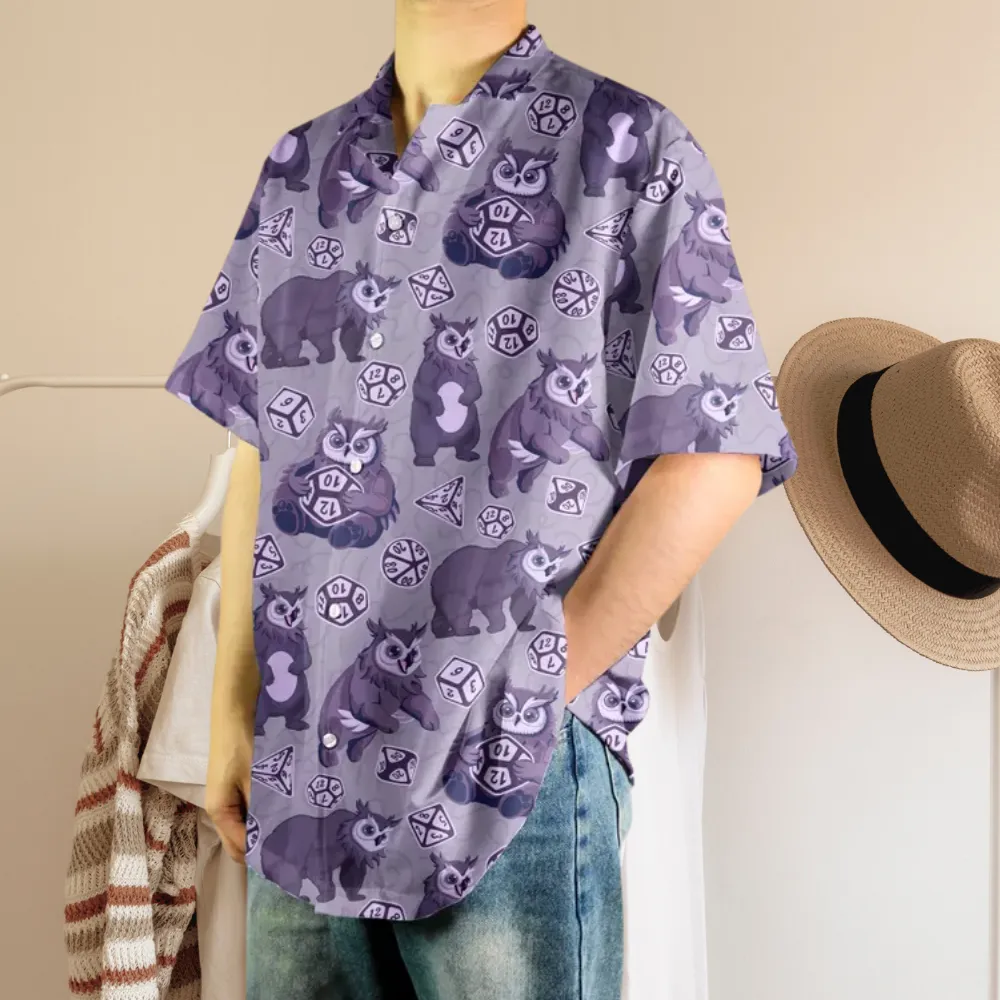 DnD Owlbear Dice Hawaiian Shirt - 1