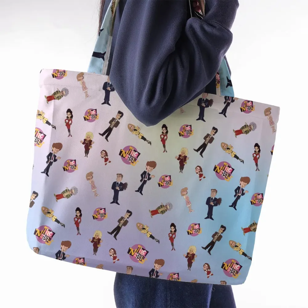 The Nanny Animated Characters Large Tote Bag - 2