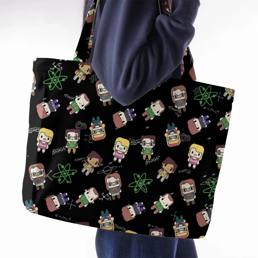 Geeky Bazinga The Big Bang Theory Large Tote Bag - 2