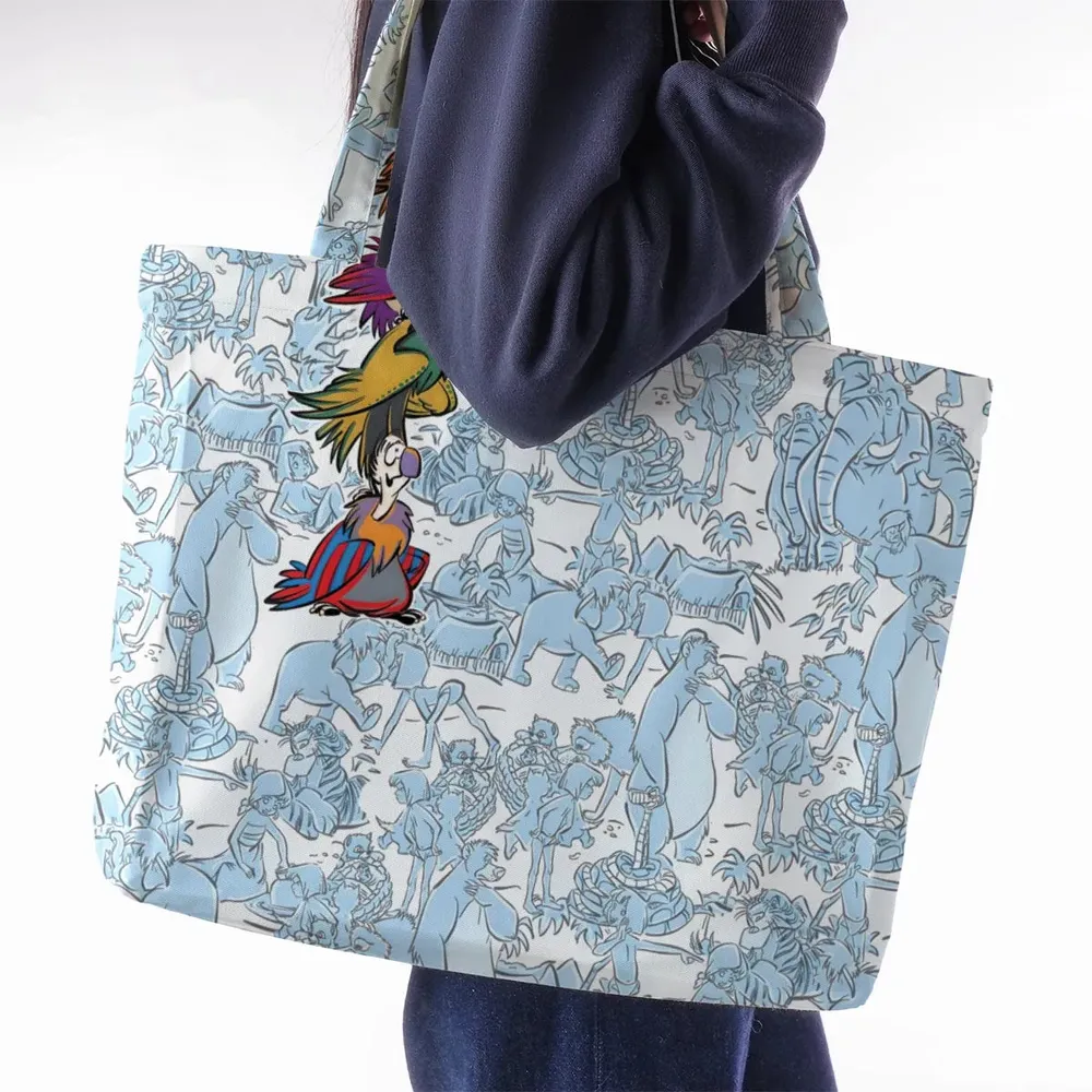 The Vultures The Jungle Book Large Tote Bag - 2