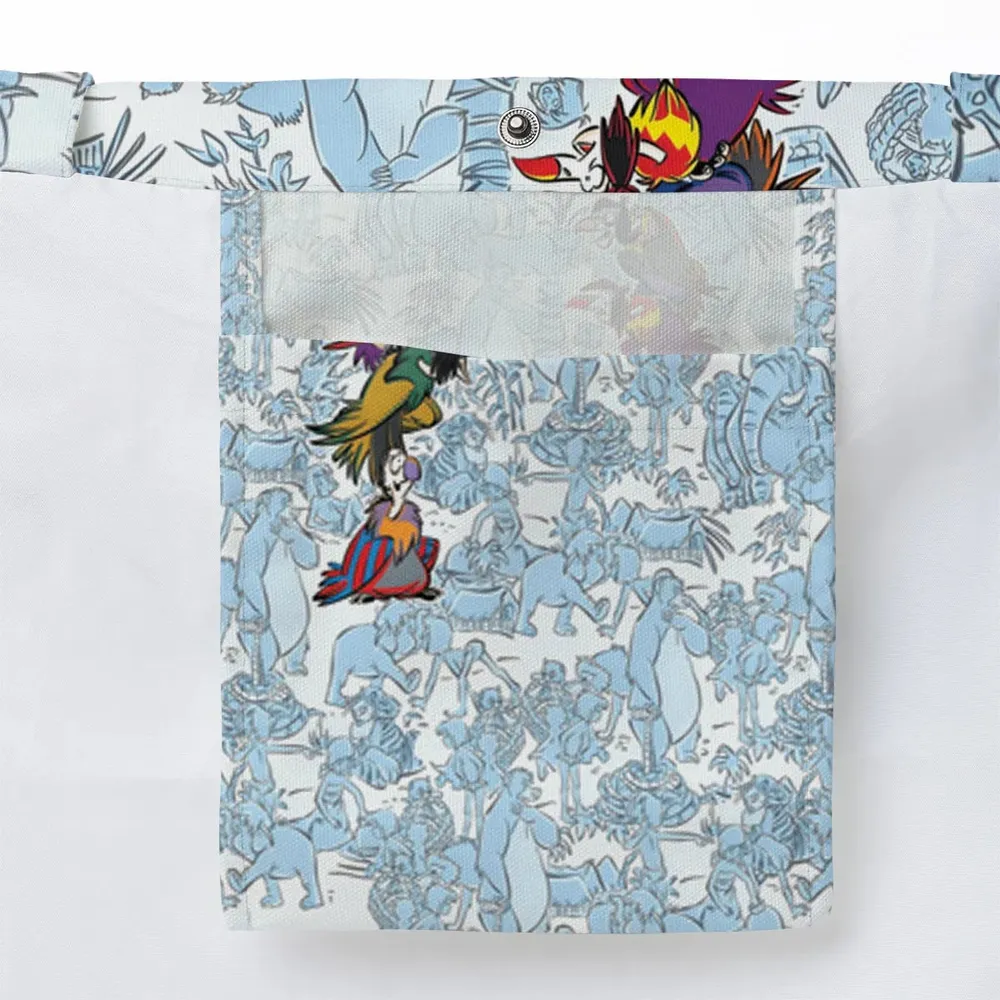 The Vultures The Jungle Book Large Tote Bag - 3