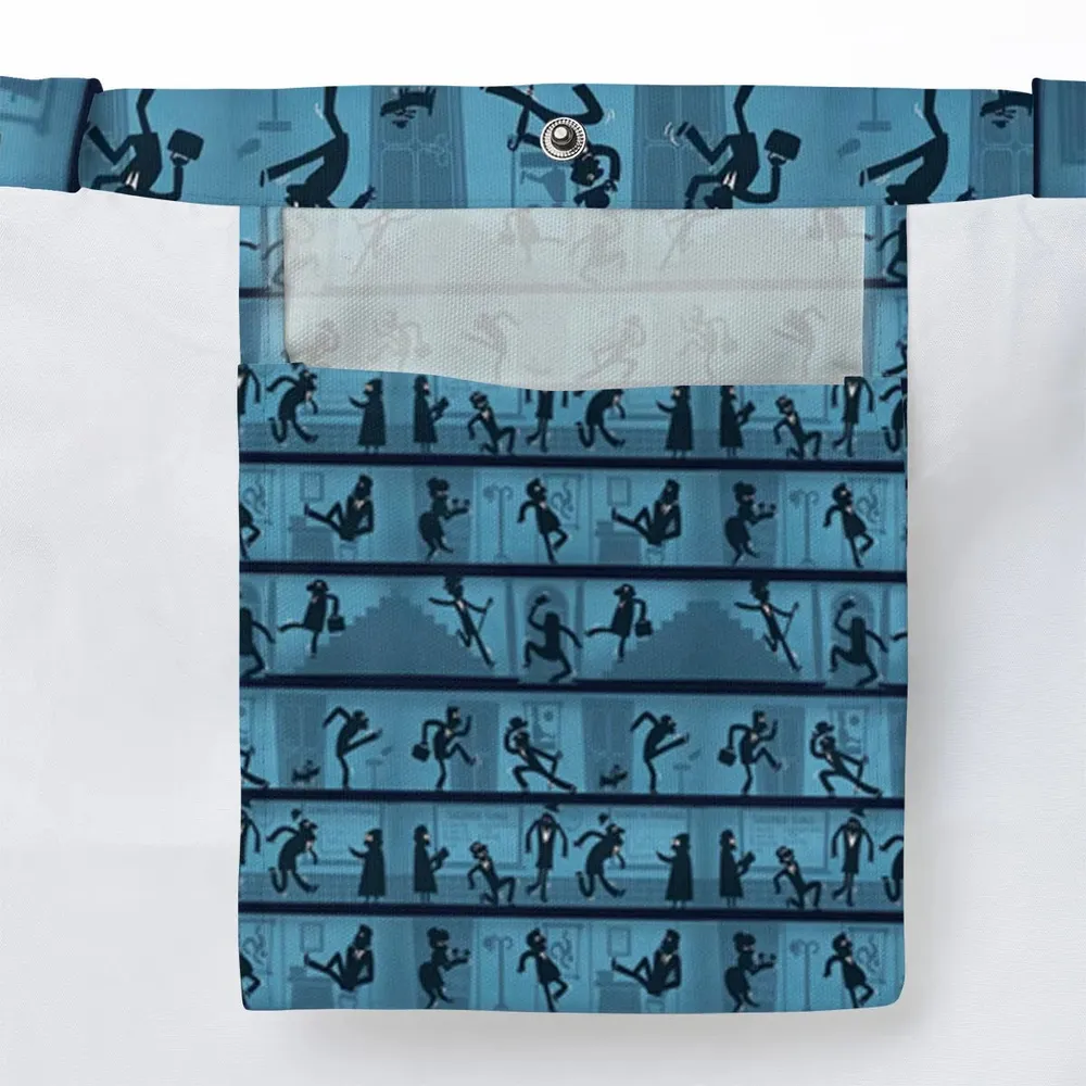 Walking In The Darkness Silly Walks Large Tote Bag - 3