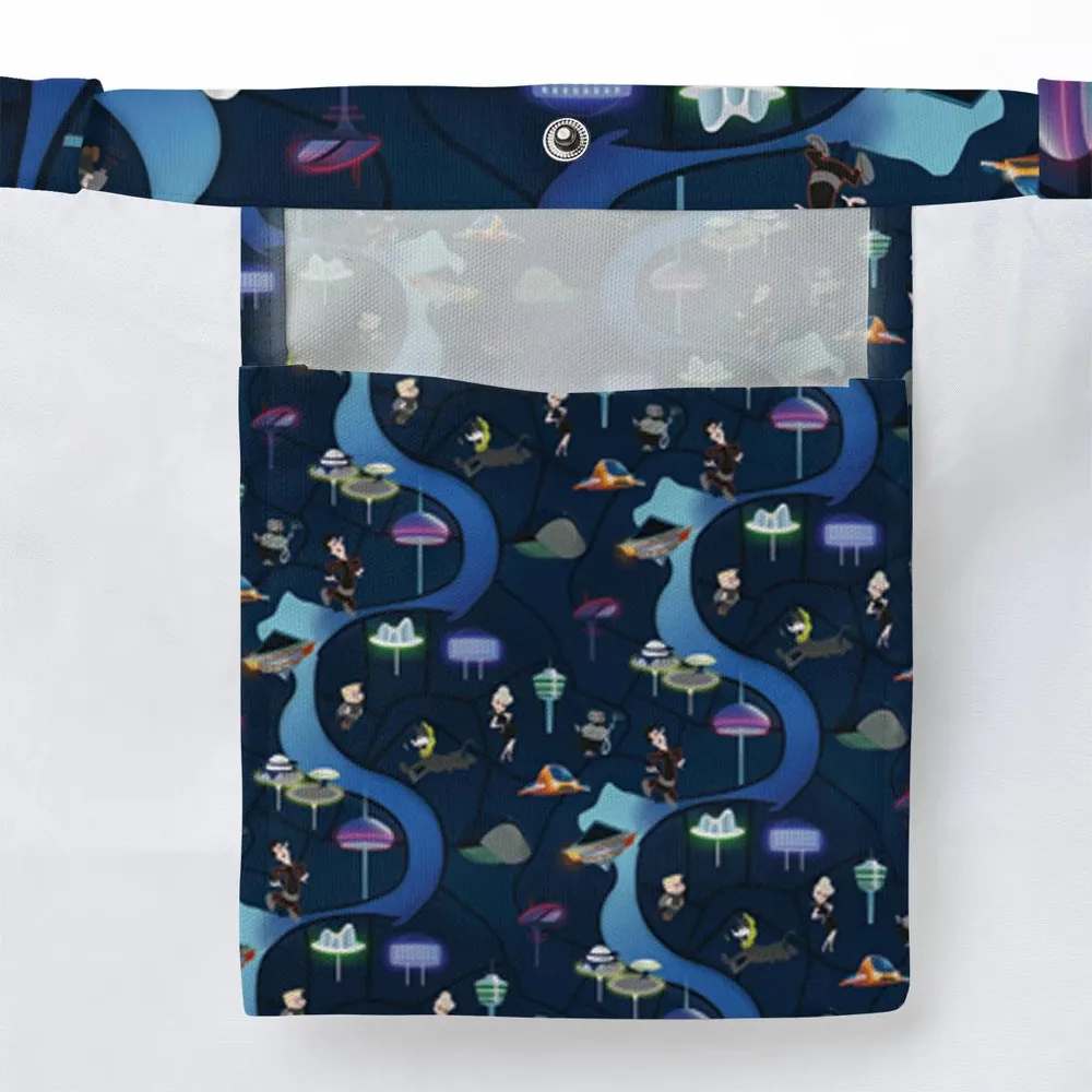 City of The Future The Jetsons Large Tote Bag - 3