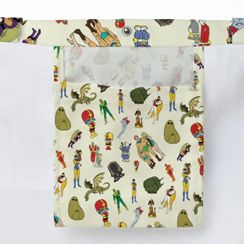 Herculoids and The Rest Of Hanna Barbera Space Stars Large Tote Bag - 3