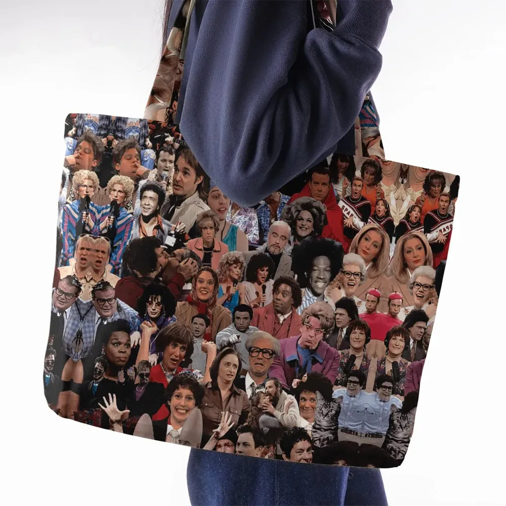90s Saturday Crew SNL Large Tote Bag - 2