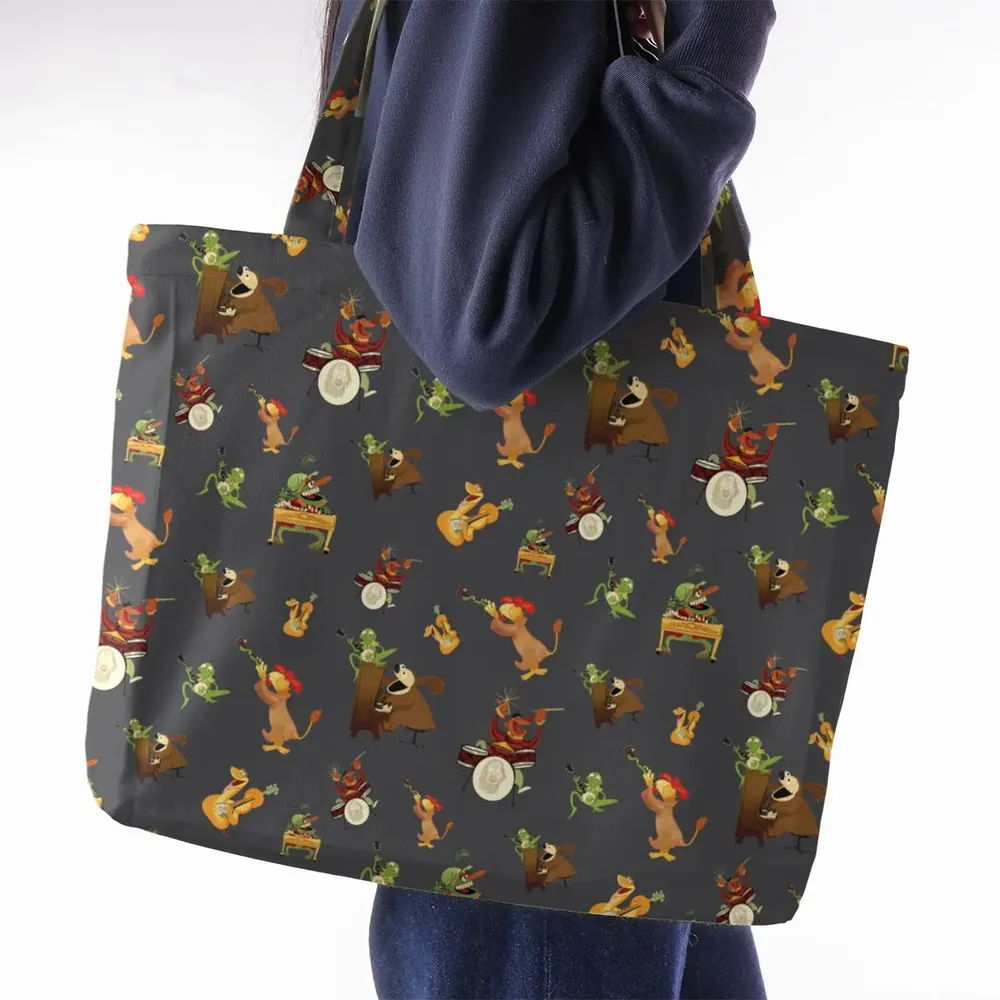 River Bottom Dr. Teeth and the Electric Mayhem Large Tote Bag - 2