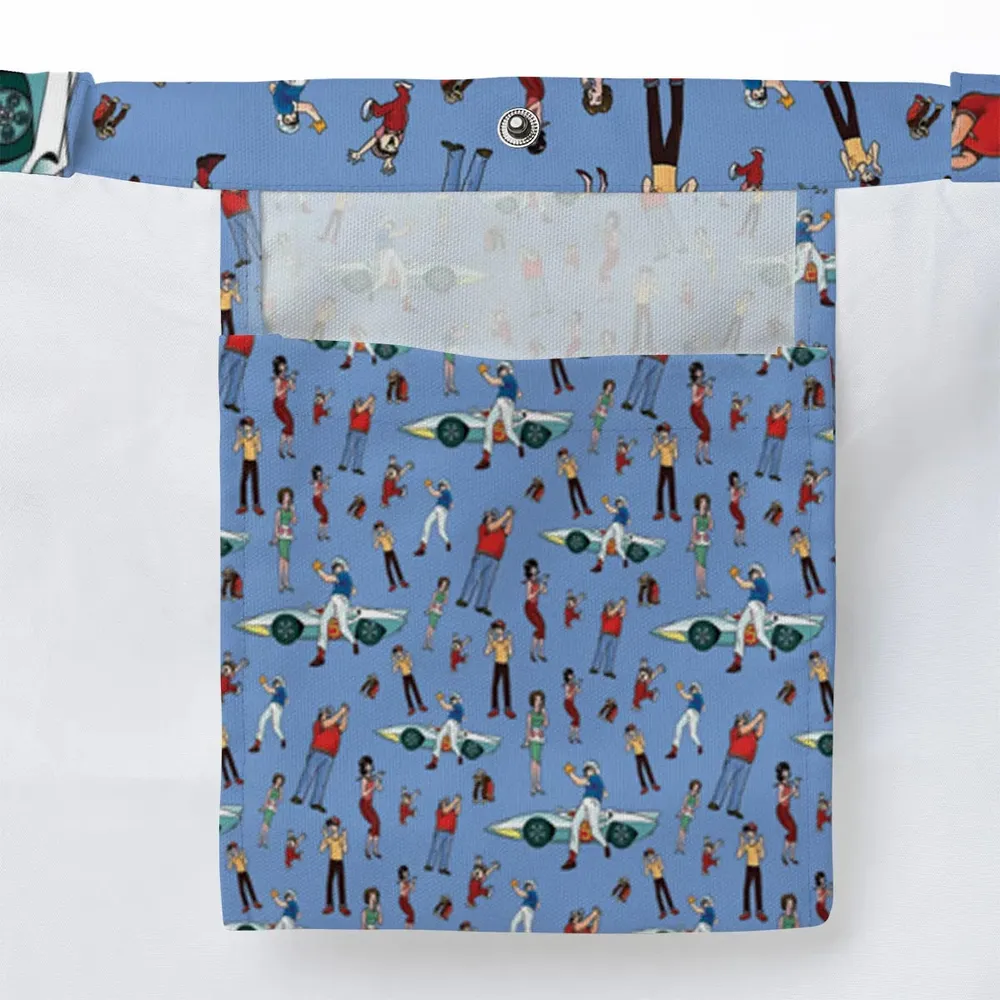 Speed Racer Characters Pattern Large Tote Bag - 3