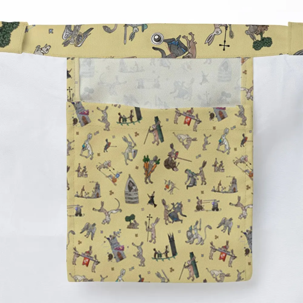 Killer Rabbit The Medieval Marginalia Large Tote Bag - 3