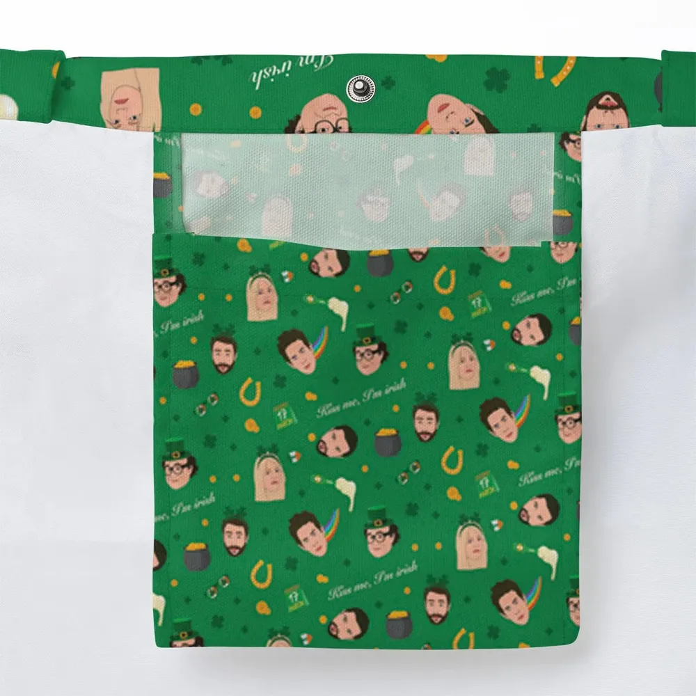 Kiss Me I'm Irish It's Always Sunny in Philadelphia Large Tote Bag - 3