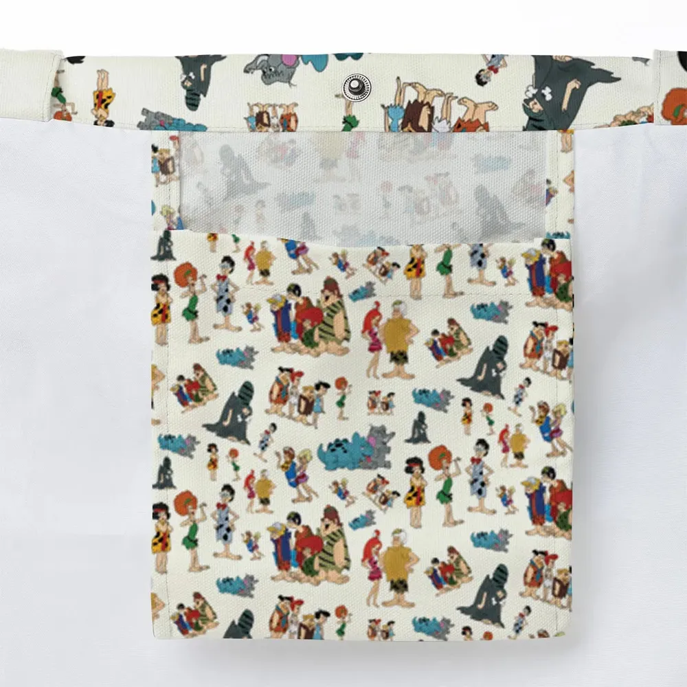 The Pebbles and Bamm Bamm Show Characters Large Tote Bag - 3