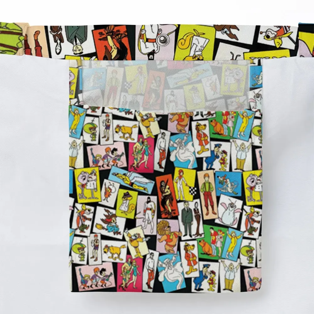 Back To The Day Old Cartoon Shows Large Tote Bag - 3