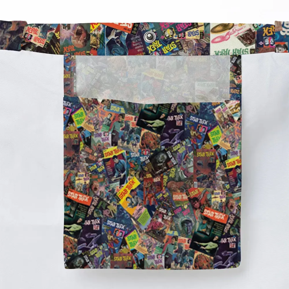 Vintage 1970s Star Trek Comic Books Collage Large Tote Bag - 3