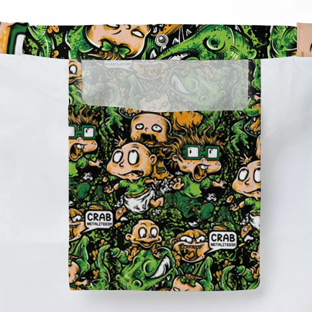 Old Skool Saturday Morning Rugrats Large Tote Bag - 3