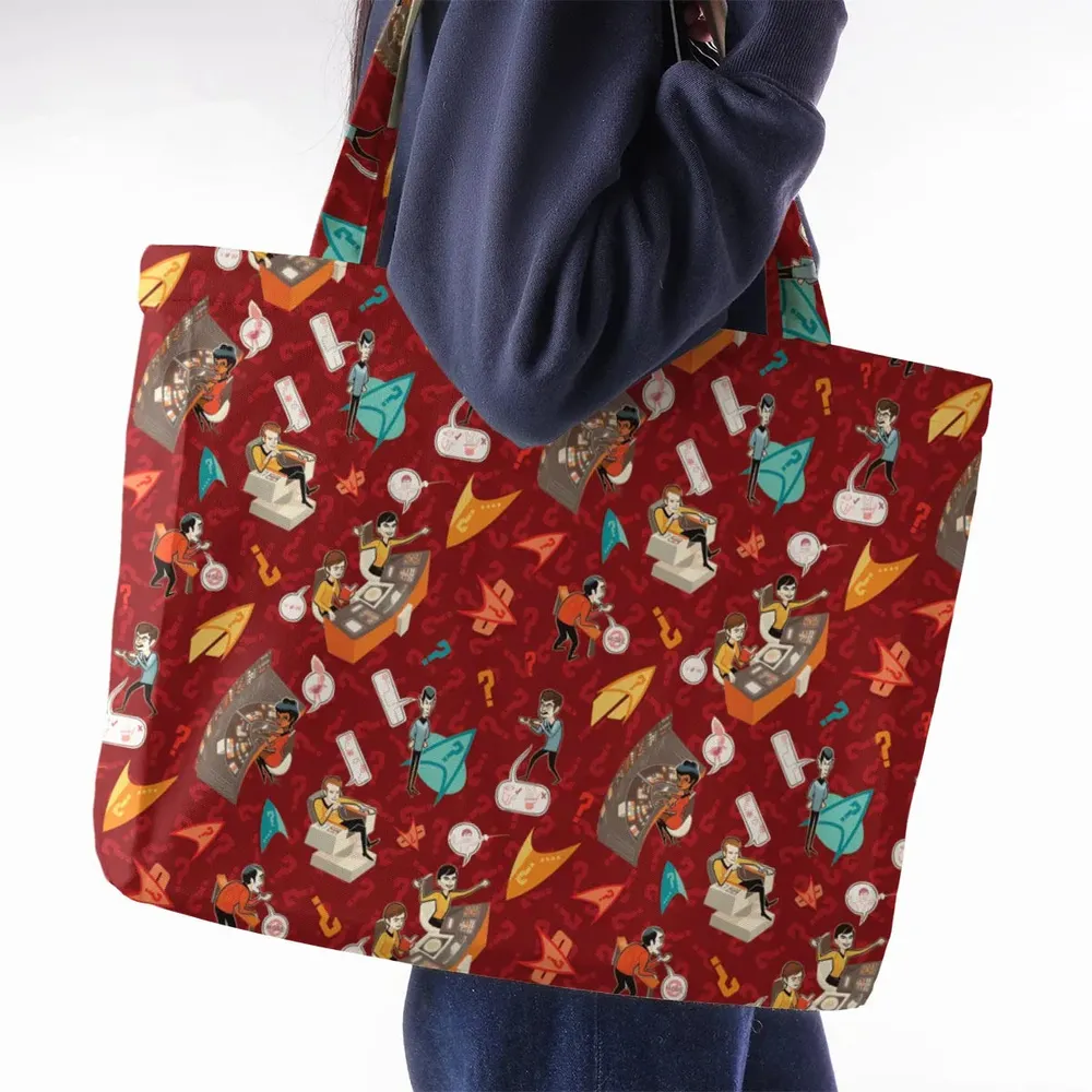 Star Trek Daily Activites Large Tote Bag - 2