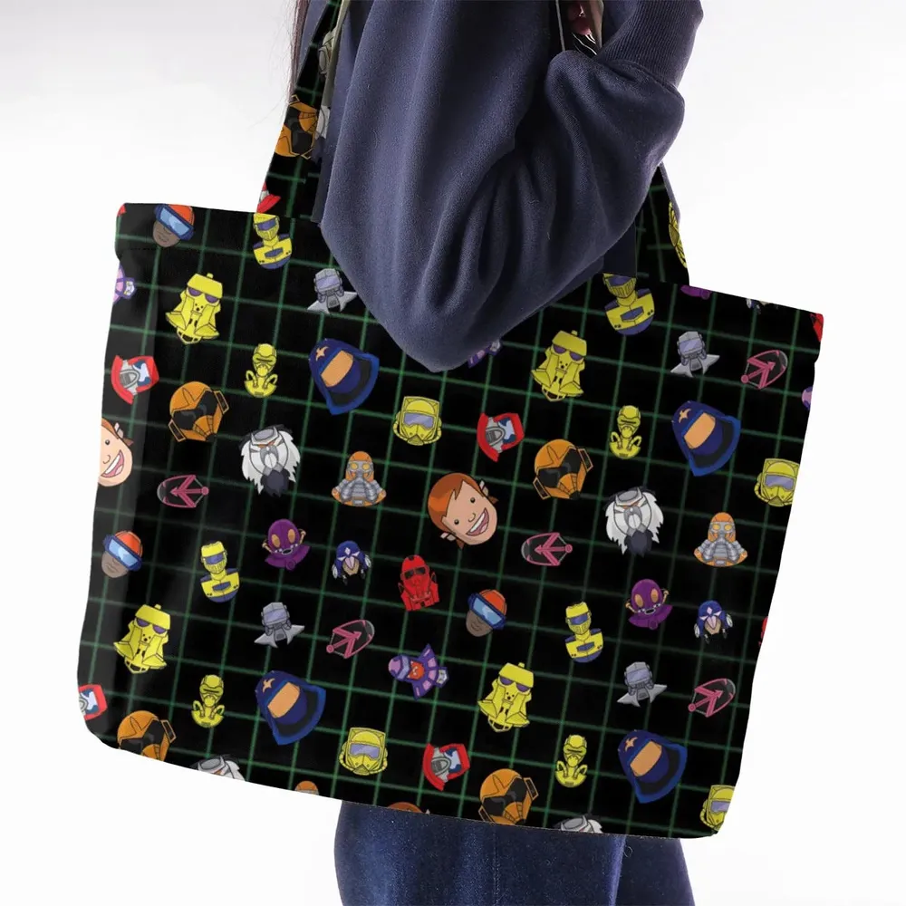 Retro 80s M.A.S.K Cartoon Large Tote Bag - 2