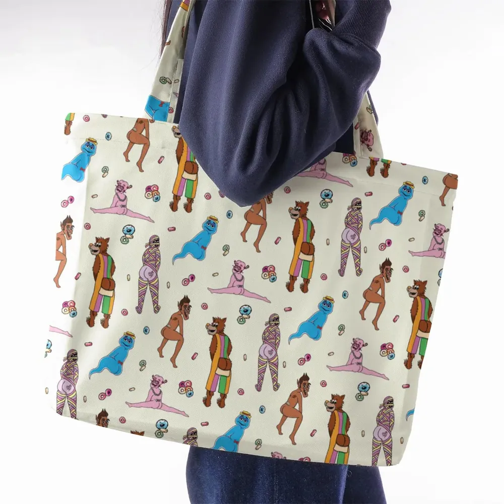Cereal Monster Breakfast Large Tote Bag - 2