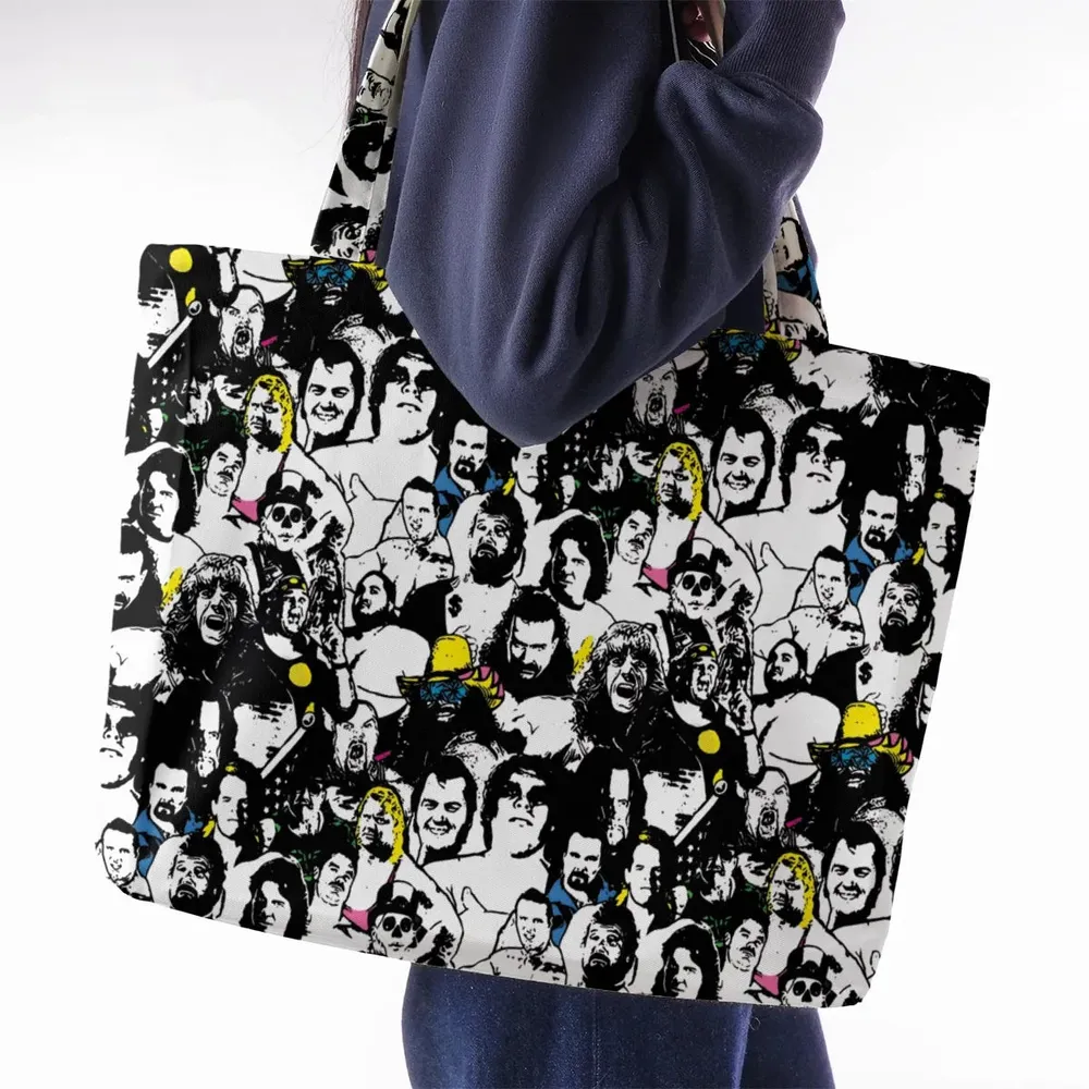 Iconic faces Royal Rumble Large Tote Bag - 2