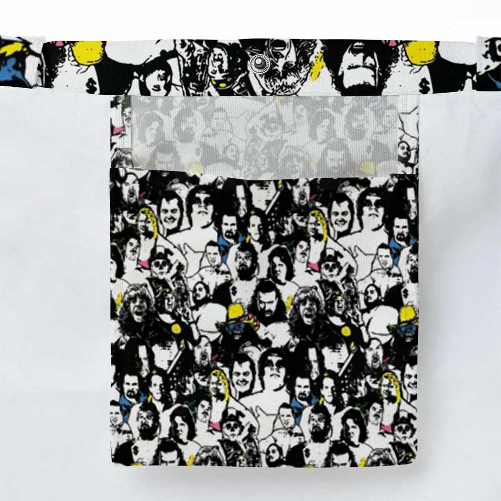 Iconic faces Royal Rumble Large Tote Bag - 3