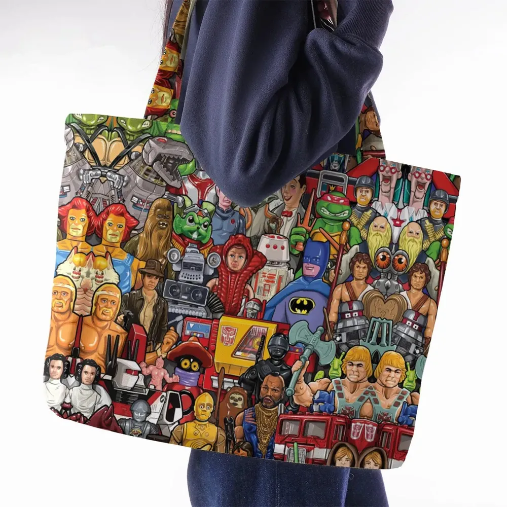The Best Obscure 80s Toy Lines Large Tote Bag - 2