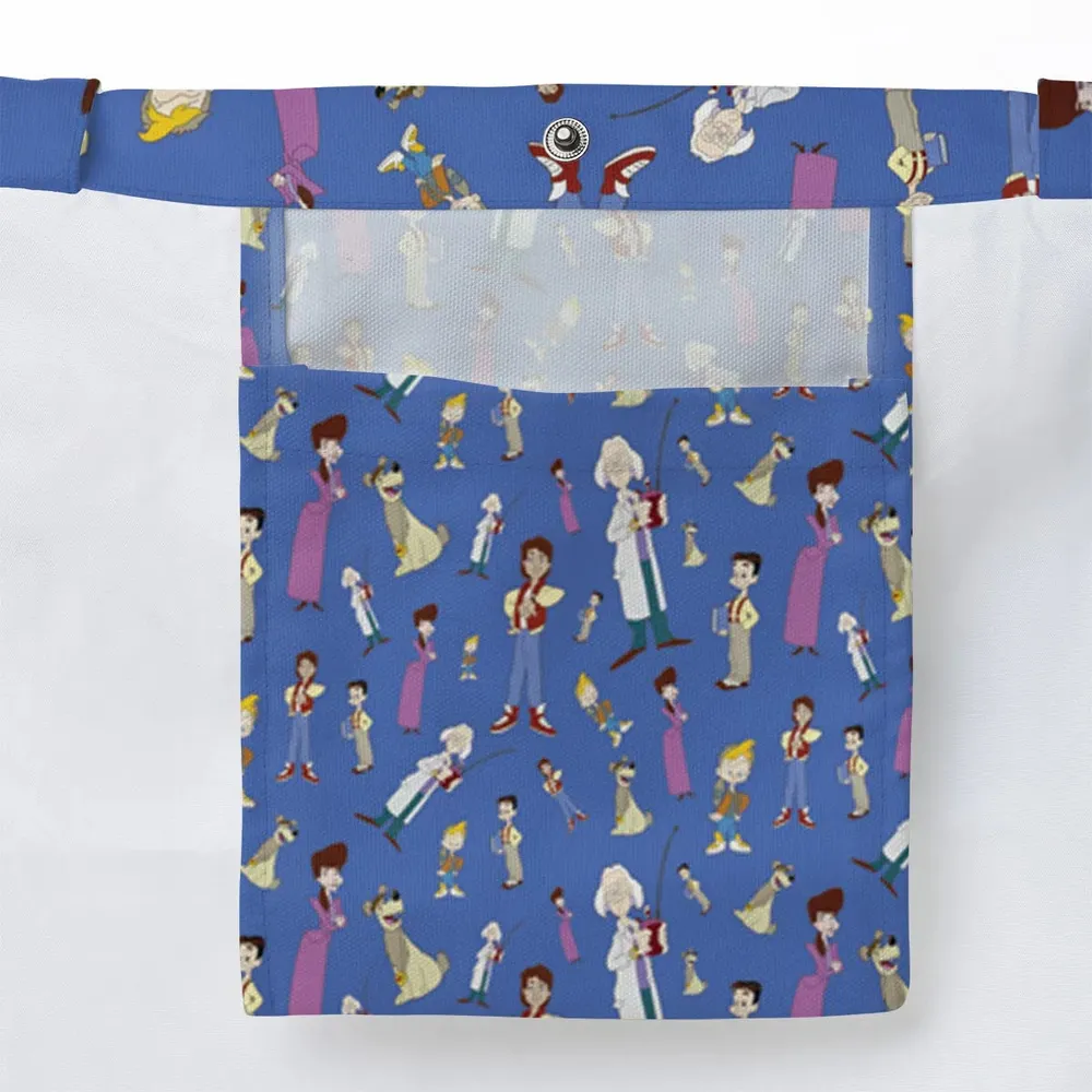 B2tf Cartoon Characters Seamless Large Tote Bag - 3