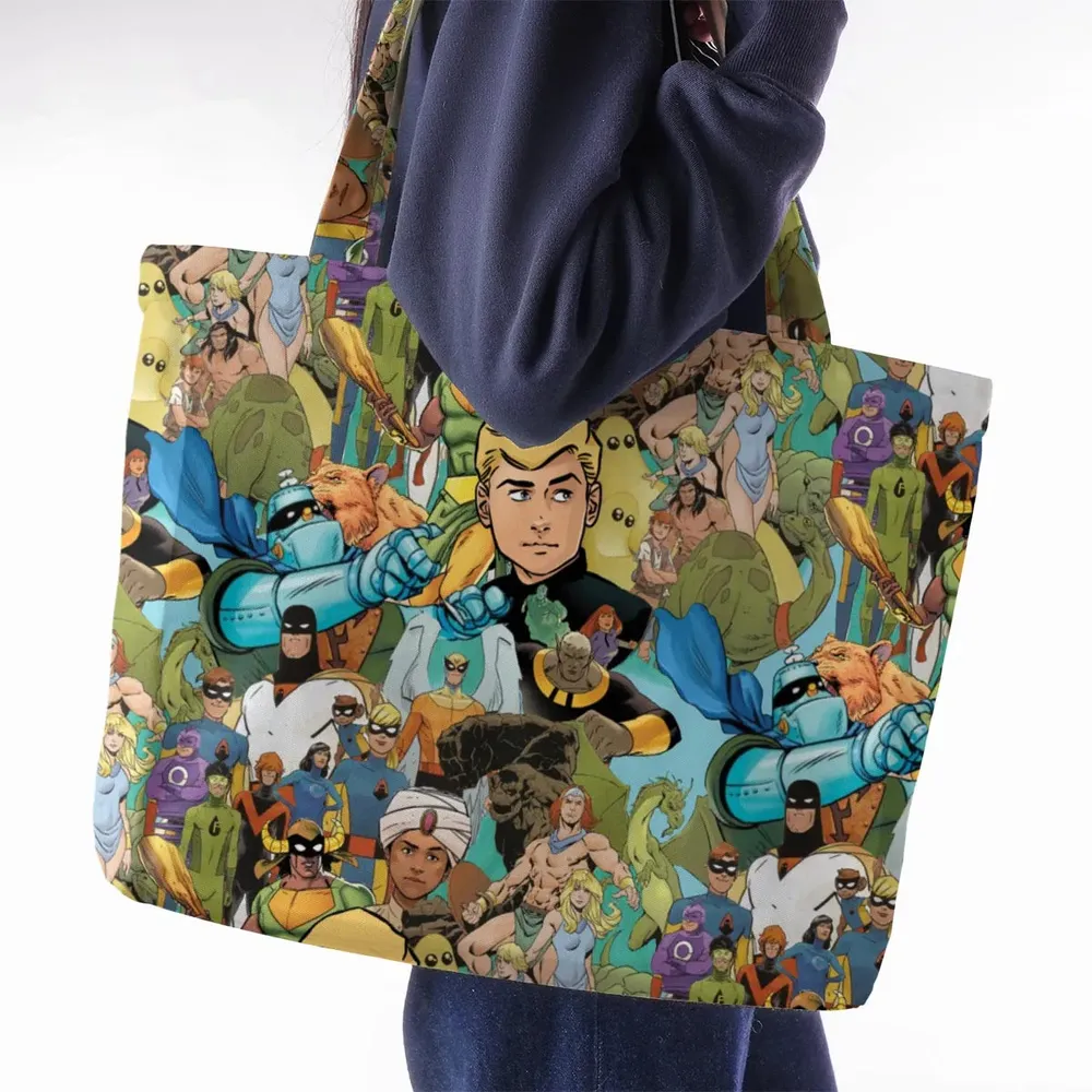 Futures Quest Heroes Large Tote Bag - 2
