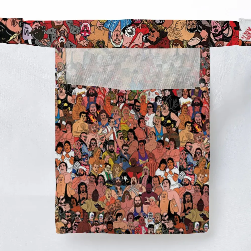 90s Professional Wrestlers Large Tote Bag - 3