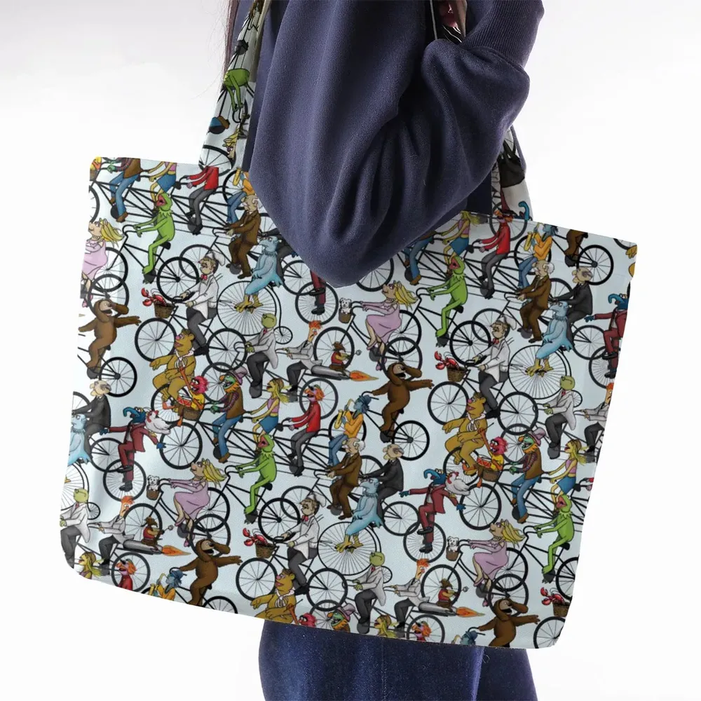 Tour De Muppet The Muppet Movie Large Tote Bag - 2