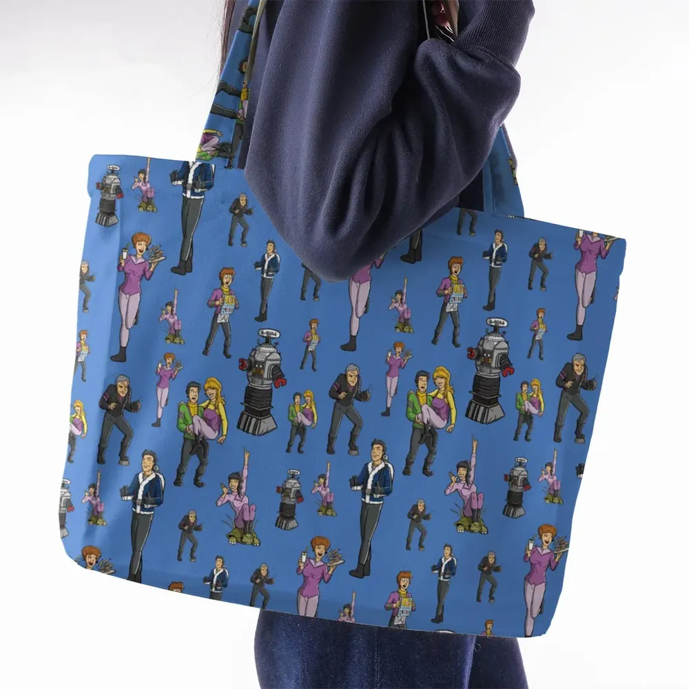 Lost In Space Characters Large Tote Bag - 2