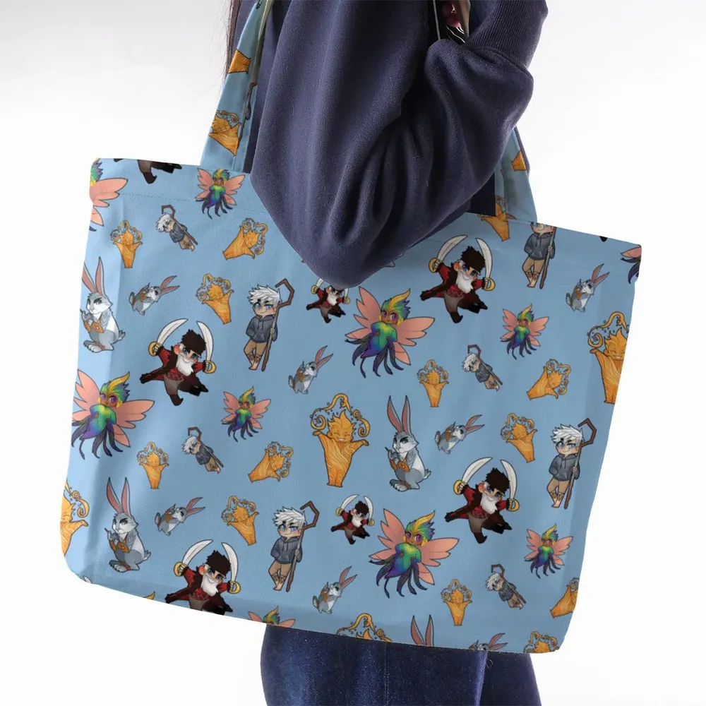 Rise of the Guardians Characters Large Tote Bag - 2