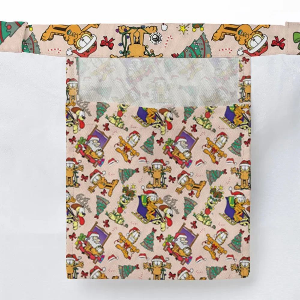 Garfield And Odie Christmas Sleigh Large Tote Bag - 3