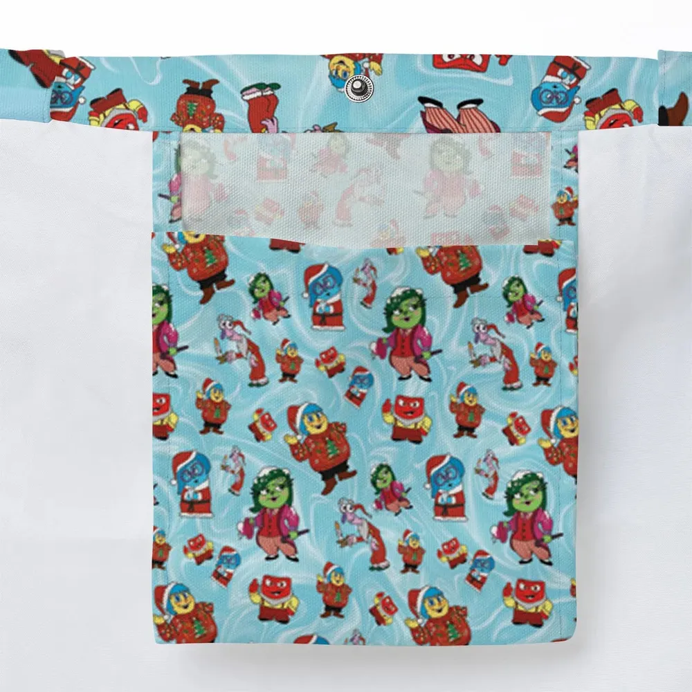 Santa's Emotion Inside Out Large Tote Bag - 3