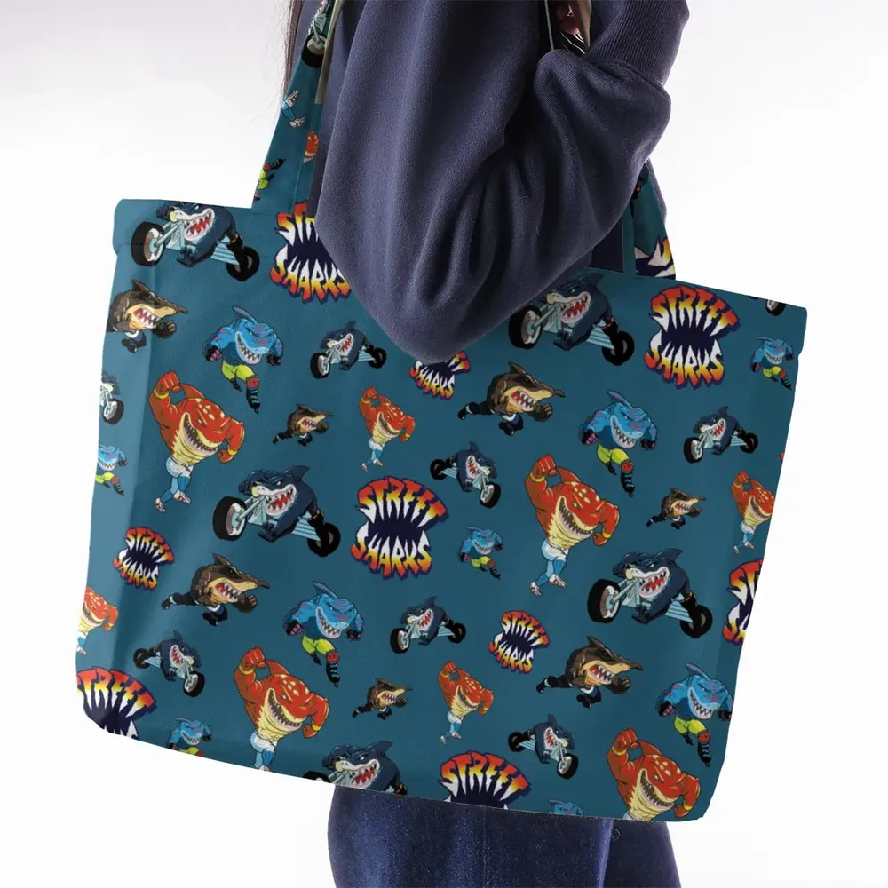 Ripster Slash Street Sharks Large Tote Bag - 2
