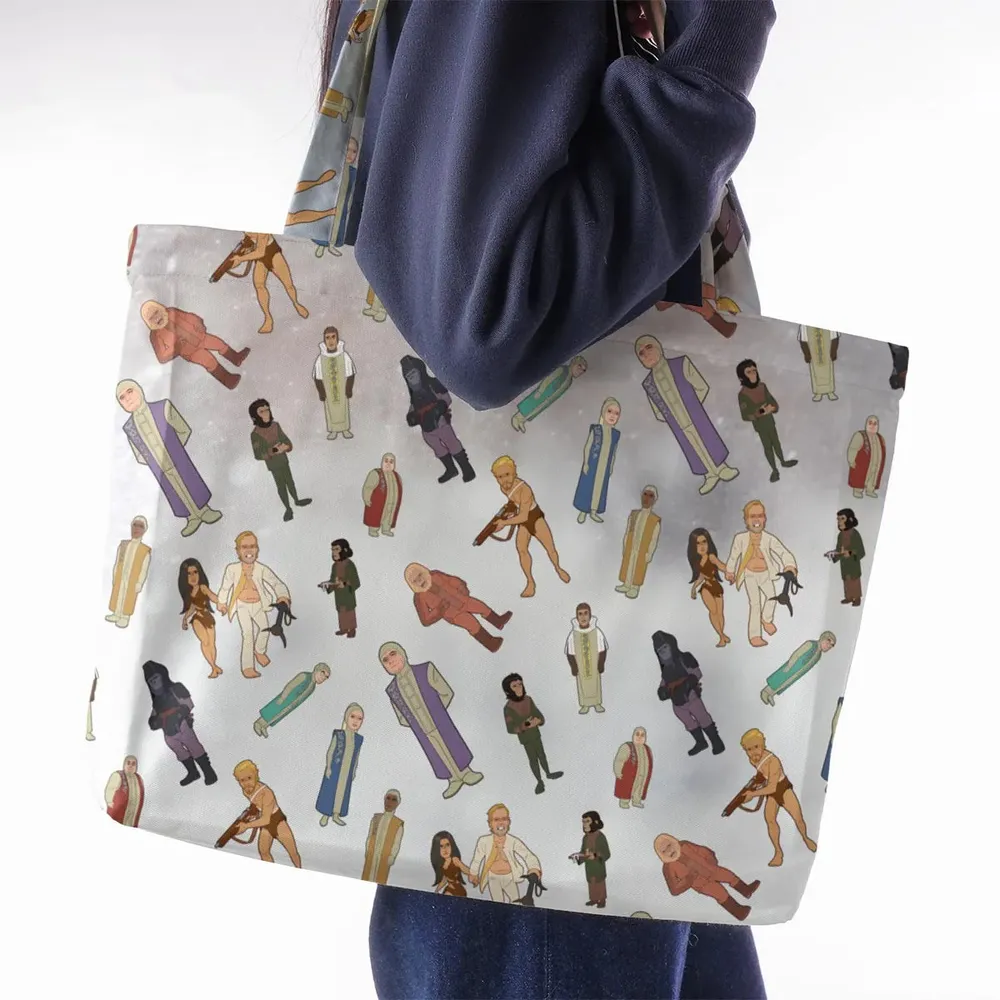 Planet of Apes Characters Large Tote Bag - 2