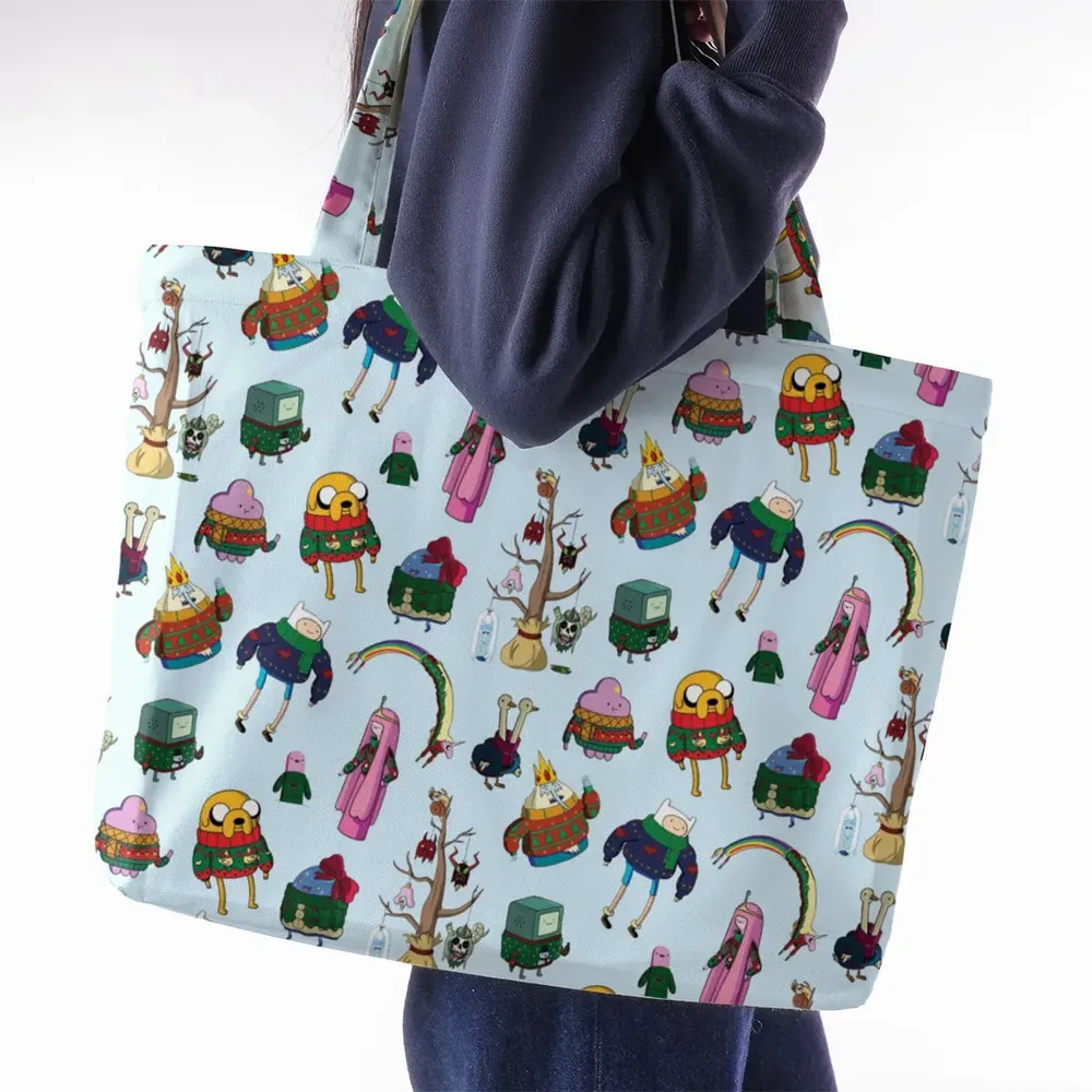 Ugly Sweater Adventure Time Large Tote Bag - 2