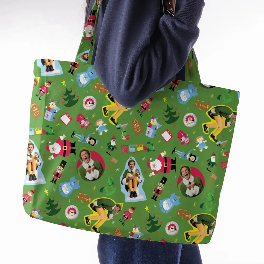 Santa Know Him Elf Large Tote Bag - 2